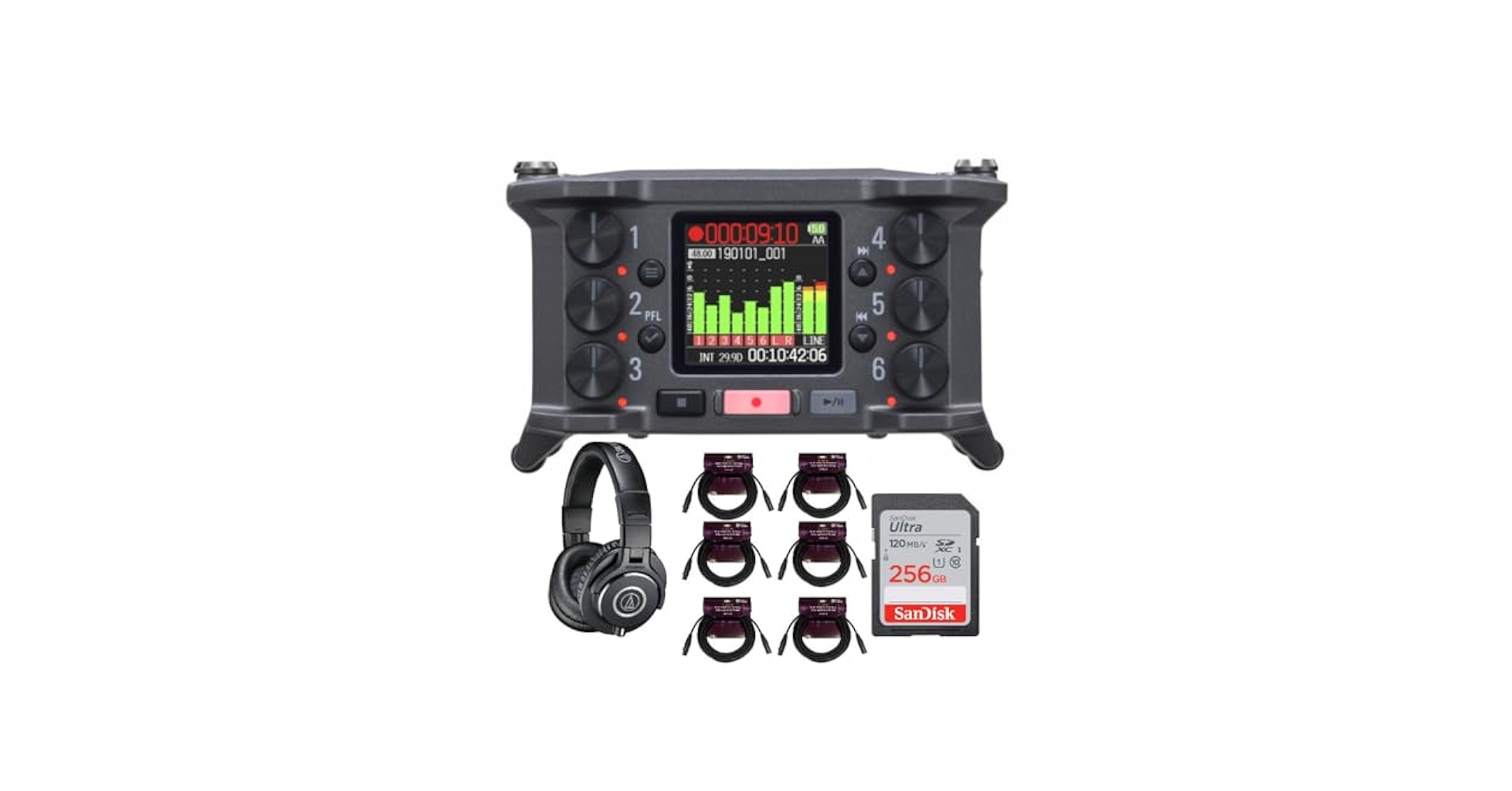 ZOOM F6 マルチトラックフィールドレコーダー F6 Field Recorder | Buy Now | ZOOM